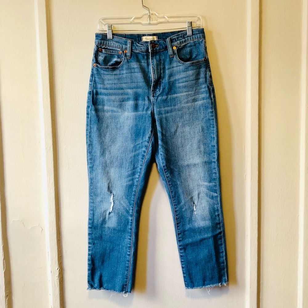 Madewell High-Rise Slim Crop Boyjean